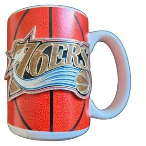 🎁🎁🔥🔥NWOT: NBA 76ERS CERAMIC MUG, 4.5 INCHES🎁🎁🔥🔥